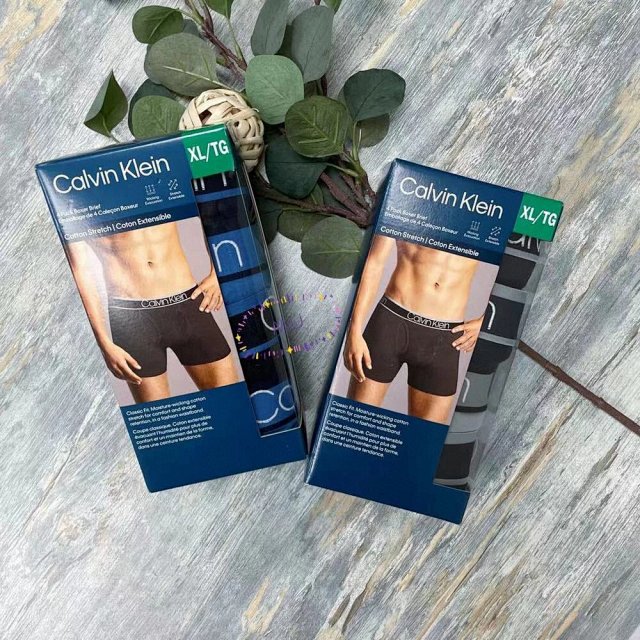 Calvin Klein CK 男士纯棉平角内裤 4条装