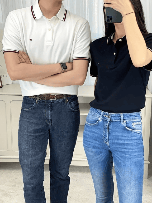 多款可选！Tommy Hilfiger汤米 男短袖 Polo衫 T恤短袖 条纹领 标准版型
