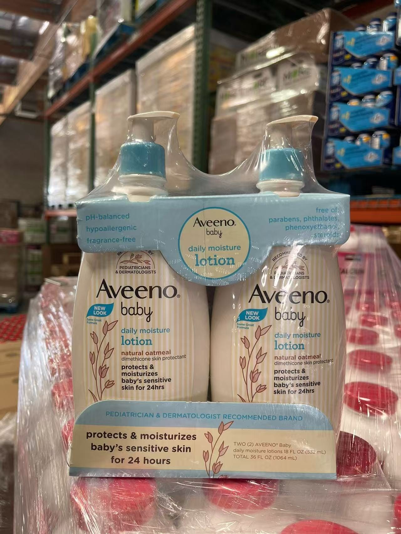 Aveeno艾维诺 儿童润肤乳532ml*2